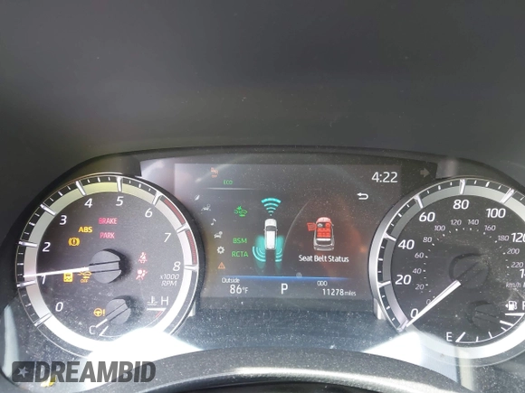 2023 Toyota Highlander L with VIN 5TDKDRAH8PS019733, listed as a IAAI auction lot 42459336 with 11,278 mi miles and . Bid and sale history available at DreamBid. Image 7.