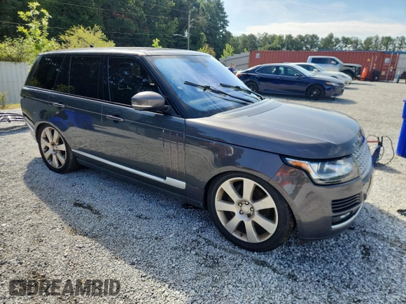 2016 Land Rover Range Rover Supercharged with VIN SALGS2EF5GA251806, listed as a Copart auction lot 63232155 with 129,600 mi miles and Clean title. Bid and sale history available at DreamBid. Image 4.