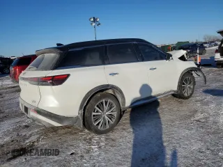 2023 Infiniti QX60 Autograph with VIN 5N1DL1HU3PC367128, listed as a Copart auction lot 46273845 with Not provided miles and Salvage title. Bid and sale history available at DreamBid. Image 3.