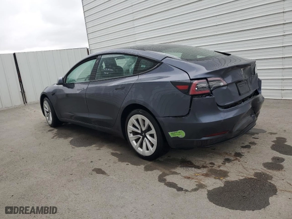 2023 Tesla Model 3 with VIN 5YJ3E1EA9PF448156, listed as a Copart auction lot 50814195 with 0 mi miles and Salvage Title. Bid and sale history available at carsss.com. Image 2.