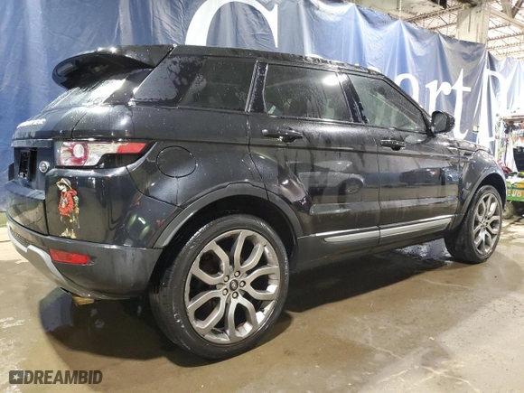 2015 Land Rover Range Rover Evoque Pure Plus with VIN SALVP2BG1FH046155, listed as a Copart auction lot 48176535 with 74,298 mi miles and Clean Title. Bid and sale history available at carsss.com. Image 3.