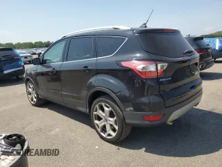 2018 Ford Escape Titanium with VIN 1FMCU9J97JUB94406, listed as a Copart auction lot 66663215 with 96,482 mi miles and Salvage title. Bid and sale history available at DreamBid. Image 2.