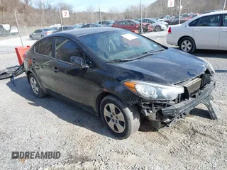2014 Kia Forte LX with VIN KNAFK4A66E5179618, listed as a IAAI auction lot 41718330 with 115,052 mi miles. Bid and sale history available at carsss.com. Image 1.