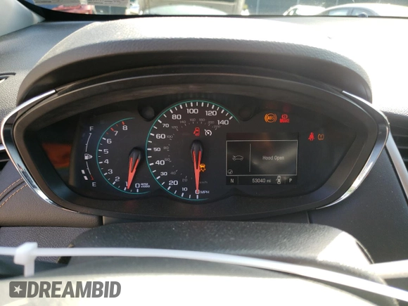 2018 Chevrolet Trax LT with VIN 3GNCJPSBXJL391283, listed as a Copart auction lot 58228034 with 53,040 mi miles and Salvage Title. Bid and sale history available at carsss.com. Image 9.