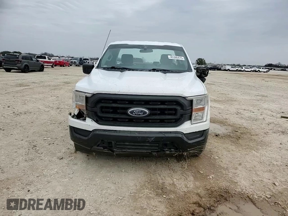 2021 Ford F-150 XL with VIN 1FTMF1C59MKF04988, listed as a Copart auction lot 45366475 with 68,839 mi miles and Salvage title. Bid and sale history available at DreamBid. Image 11.