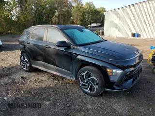 2025 Hyundai Kona Limited with VIN KM8HECA34SU190553, listed as a Copart auction lot 74576514 with 3,365 mi miles and Salvage Title. Bid and sale history available at DreamBid. Image 4.