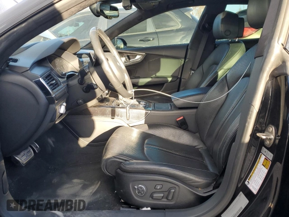 2014 Audi S7 Prestige with VIN WAUW2AFC2EN034654, listed as a Copart auction lot 76705853 with 90,513 mi miles and Salvage Title. Bid and sale history available at carsss.com. Image 7.