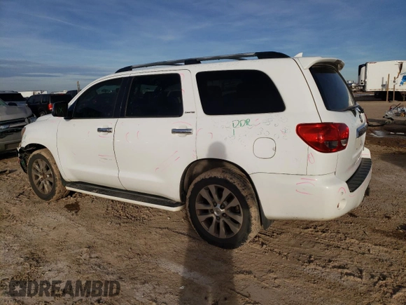 2013 Toyota Sequoia Limited with VIN 5TDKY5G1XDS050291, listed as a Copart auction lot 81901344 with 259,261 mi miles and Salvage Title. Bid and sale history available at carsss.com. Image 2.