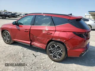 2022 Hyundai Tucson N Line with VIN KM8JF3AE4NU088612, listed as a Copart auction lot 70704614 with 28,068 mi miles and Salvage Title. Bid and sale history available at carsss.com. Image 2.