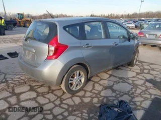 2014 Nissan Note SV with VIN 3N1CE2CP9EL367804, listed as a IAAI auction lot 41553475 with 85,226 mi miles and . Bid and sale history available at DreamBid. Image 4.