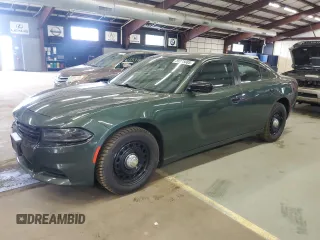 2019 Dodge Charger Police with VIN 2C3CDXKT9KH617692, listed as a Copart auction lot 59275085 with 141,431 mi miles and Clean title. Bid and sale history available at DreamBid. Image 1.
