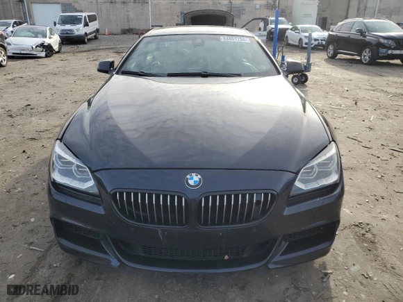 2014 BMW 6 Series 650i with VIN WBA6B2C51ED128896, listed as a Copart auction lot 84801734 with 142,181 mi miles and Salvage Title. Bid and sale history available at carsss.com. Image 5.