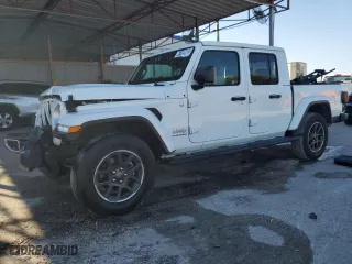 2023 Jeep Gladiator Overland with VIN 1C6HJTFG9PL535396, listed as a Copart auction lot 47459685 with 45,596 mi miles and Non Repairable. Bid and sale history available at carsss.com. Image 1.
