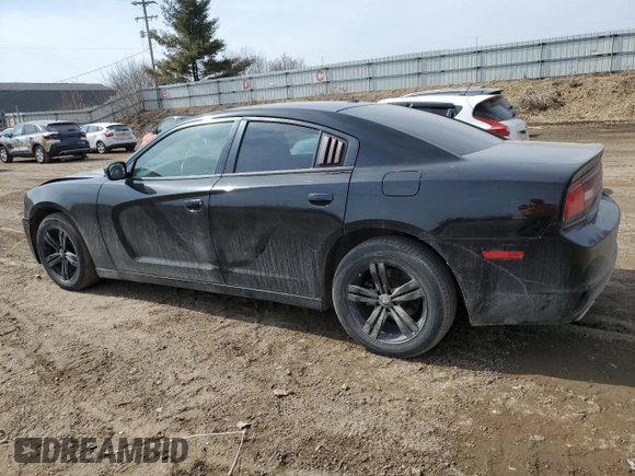 2014 Dodge Charger SXT with VIN 2C3CDXHG0EH361683, listed as a Copart auction lot 49206205 with 108,911 mi miles and Non Repairable. Bid and sale history available at carsss.com. Image 2.