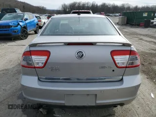 2008 Mercury Milan Premier with VIN 3MEHM02128R618802, listed as a Copart auction lot 46654355 with 72,735 mi miles and Salvage Title. Bid and sale history available at carsss.com. Image 6.