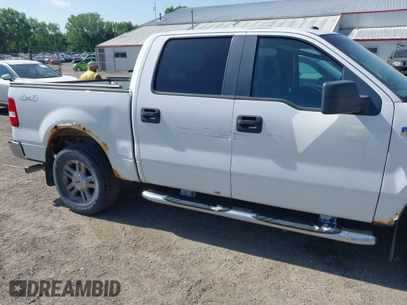 2008 Ford F-150 XLT with VIN 1FTPW14V28FB51861, listed as a IAAI auction lot 42802872 with 183,092 mi miles and . Bid and sale history available at DreamBid. Image 6.