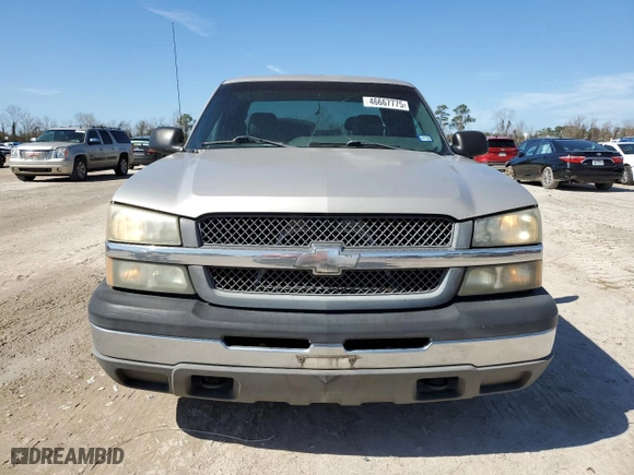 2004 Chevrolet Silverado 1500 Work Truck with VIN 1GCEC19XX4Z201974, listed as a Copart auction lot 46667775 with 188,342 mi miles and Salvage Title. Bid and sale history available at carsss.com. Image 5.