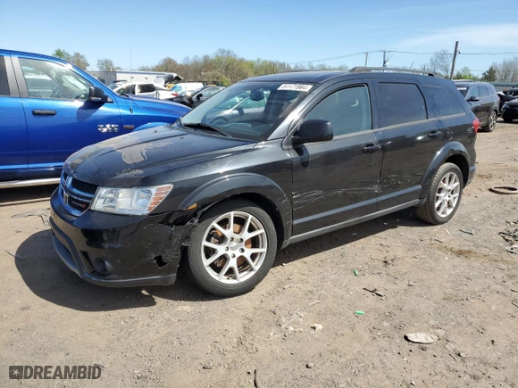 2013 Dodge Journey SXT with VIN 3C4PDCBB0DT630693, listed as a Copart auction lot 51171964 with 119,186 mi miles and Salvage Title. Bid and sale history available at carsss.com. Image 1.
