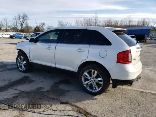 2013 Ford Edge Limited with VIN 2FMDK3KC5DBA31832, listed as a Copart auction lot 47881495 with 214,944 mi miles and Salvage Title. Bid and sale history available at carsss.com. Image 2.