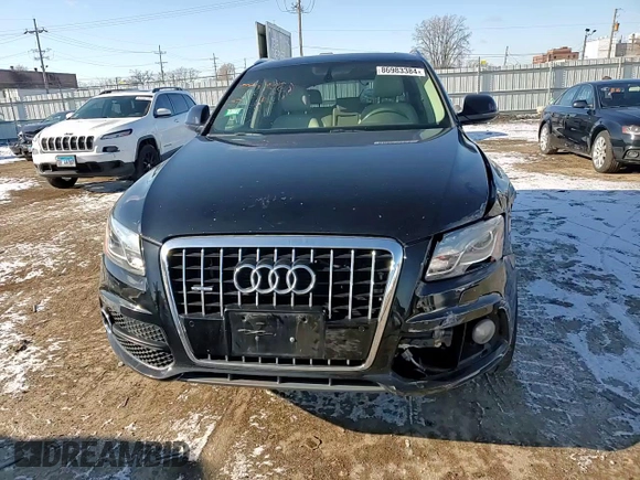 2012 Audi Q5 3.2L Premium Plus with VIN WA1DKAFP0CA093309, listed as a Copart auction lot 86983384 with 134,738 mi miles and Salvage Title. Bid and sale history available at carsss.com. Image 12.
