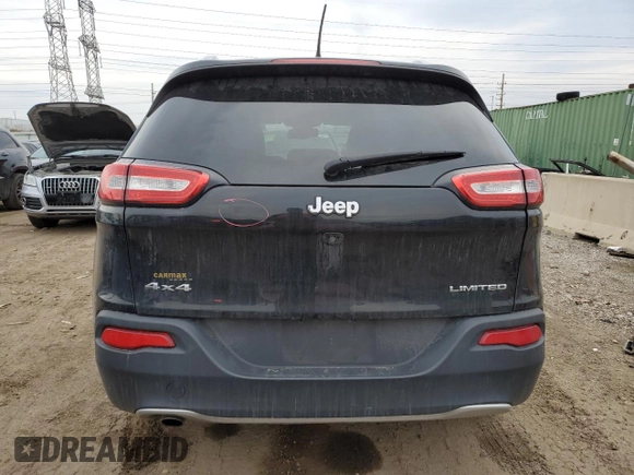 2016 Jeep Cherokee Limited with VIN 1C4PJMDB1GW328386, listed as a Copart auction lot 46660055 with 75,858 mi miles and Salvage Title. Bid and sale history available at DreamBid. Image 6.
