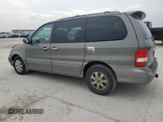 2005 Kia Sedona LX with VIN KNDUP132656679325, listed as a Copart auction lot 47759705 with 143,980 mi miles and Salvage Title. Bid and sale history available at carsss.com. Image 2.