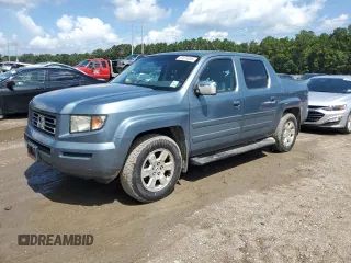 2008 Honda Ridgeline RTL with VIN 2HJYK16548H533221, listed as a Copart auction lot 62879265 with 107,410 mi miles and Salvage title. Bid and sale history available at DreamBid. Image 1.