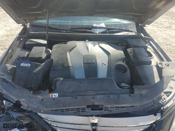 2012 Hyundai Genesis 3.8L with VIN KMHGC4DD2CU192640, listed as a Copart auction lot 46691275 with 188,602 mi miles and Salvage Title. Bid and sale history available at carsss.com. Image 12.