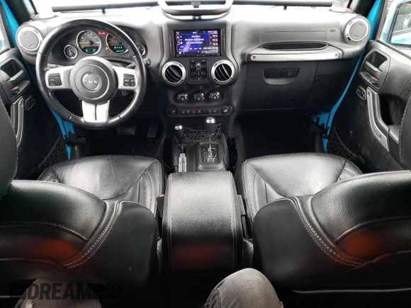2017 Jeep Wrangler Unlimited Sahara with VIN 1C4BJWEG3HL631057, listed as a Copart auction lot 48070355 with 88,477 mi miles and Salvage title. Bid and sale history available at DreamBid. Image 8.