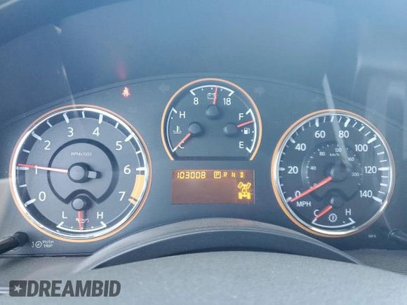 2011 Nissan Titan SL with VIN 1N6BA0EC4BN319994, listed as a Copart auction lot 55088175 with 103,008 mi miles and Salvage title. Bid and sale history available at DreamBid. Image 9.