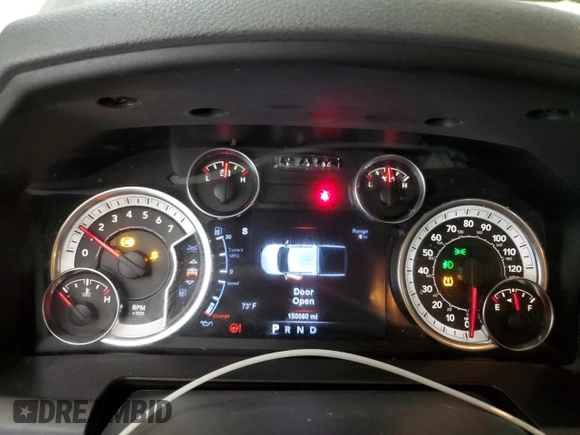 2017 Ram 1500 Big Horn z VIN 1C6RR7TT8HS731438, wystawiony jako Copart lot #55236595 z przebiegiem 150 080 mil mil oraz Szkoda całkowita • Salvage title. Historia ofert i sprzedaży dostępna na DreamBid. Obrazek 9.