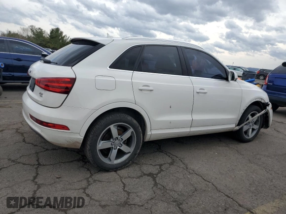 2015 Audi Q3 2.0T Premium Plus with VIN WA1EFCFS9FR009843, listed as a Copart auction lot 51218455 with 118,381 mi miles and Salvage Title. Bid and sale history available at carsss.com. Image 3.