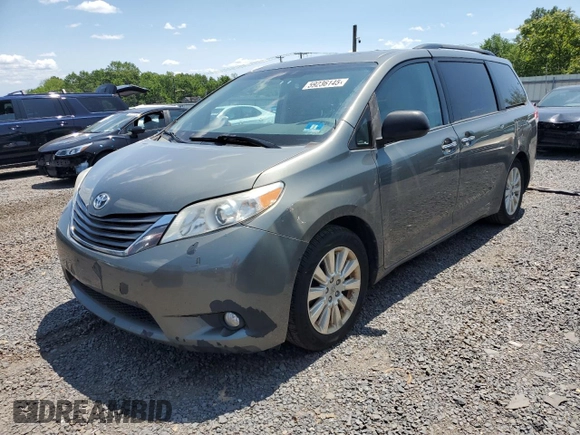 2011 Toyota Sienna XLE с VIN 5TDDK3DC9BS016604, выставлен на аукционе Copart как лот 59236145 с пробегом 372 585 миль миль и Чистый • Clean title. История ставок и продаж доступна на DreamBid. Изображение 1.
