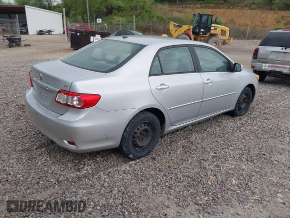 2011 Toyota Corolla L with VIN 2T1BU4EE0BC613074, listed as a IAAI auction lot 42130192 with 364,338 mi miles. Bid and sale history available at carsss.com. Image 4.