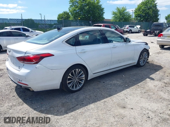 2017 Genesis G80 3.8L with VIN KMHGN4JE9HU212106, listed as a IAAI auction lot 42311384 with 74,511 mi miles and . Bid and sale history available at DreamBid. Image 4.