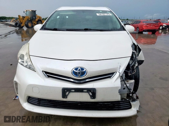 2012 Toyota Prius Two with VIN JTDZN3EU6C3102847, listed as a Copart auction lot 54197125 with 106,973 mi miles and Salvage Title. Bid and sale history available at DreamBid. Image 5.