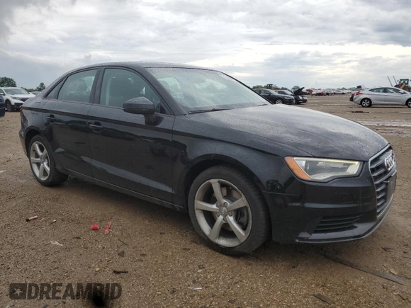 2015 Audi A3 Premium with VIN WAUACGFF9F1061797, listed as a Copart auction lot 61190735 with 78,951 mi miles and Salvage title. Bid and sale history available at DreamBid. Image 4.