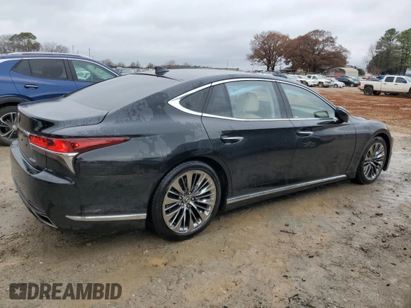 2020 Lexus LS with VIN JTHD51FF3L5012086, listed as a Copart auction lot 85118074 with 56,214 mi miles and Salvage Title. Bid and sale history available at carsss.com. Image 3.