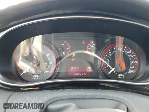 2013 Dodge Dart SXT with VIN 1C3CDFBAXDD107277, listed as a Copart auction lot 60924155 with 233,000 mi miles and Clean title. Bid and sale history available at DreamBid. Image 9.