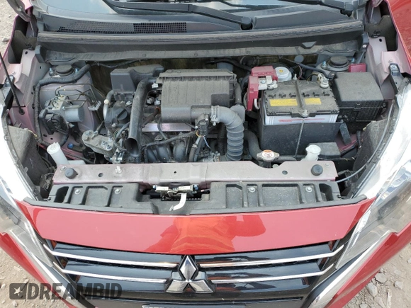 2023 Mitsubishi Mirage ES with VIN ML32AUHJ8PH004015, listed as a Copart auction lot 59263505 with 20,081 mi miles and Salvage title. Bid and sale history available at DreamBid. Image 11.