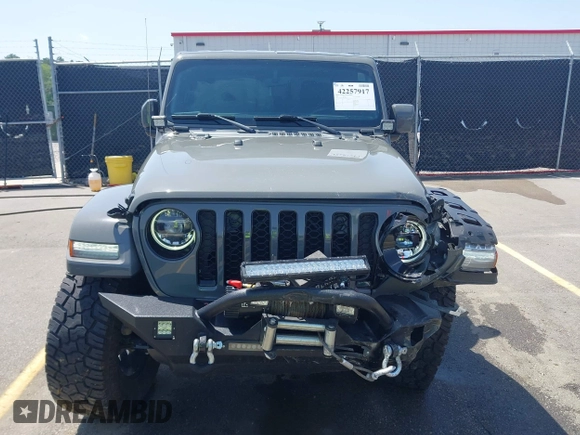 2022 Jeep Gladiator High Altitude with VIN 1C6HJTFG5NL149751, listed as a IAAI auction lot 42257917 with 24,603 mi miles and . Bid and sale history available at DreamBid. Image 12.