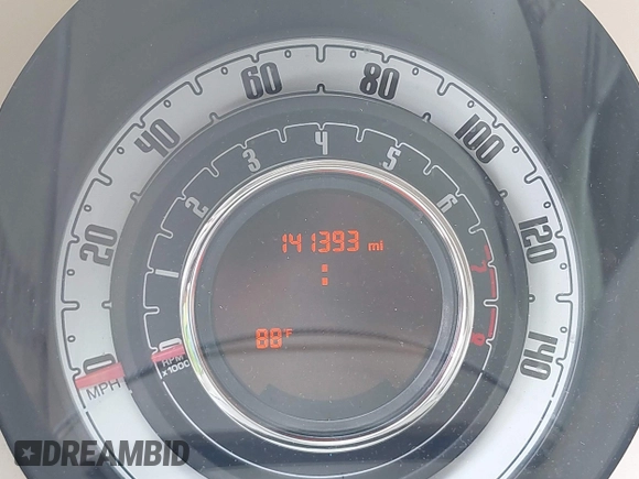 2013 FIAT 500 Pop with VIN 3C3CFFAR9DT743541, listed as a IAAI auction lot 41977160 with 141,393 mi miles. Bid and sale history available at carsss.com. Image 15.