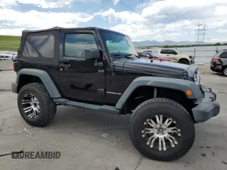 2014 Jeep Wrangler Sport with VIN 1C4AJWAG8EL159953, listed as a Copart auction lot 61175035 with 137,480 mi miles and Salvage title. Bid and sale history available at DreamBid. Image 4.