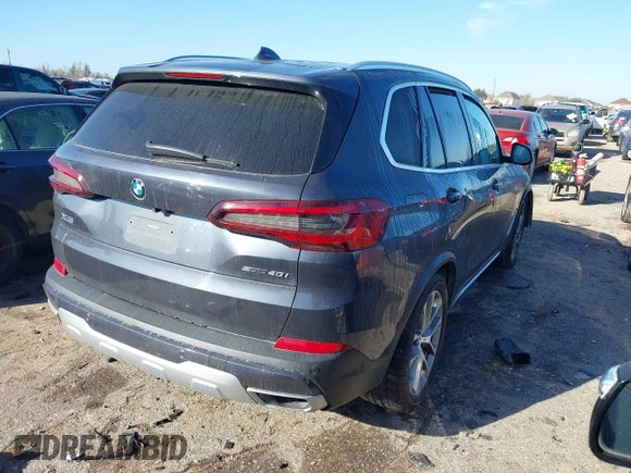 2020 BMW X5 sDrive40i with VIN 5UXCR4C05L9C54889, listed as a IAAI auction lot 41671983 with Not Provided miles and . Bid and sale history available at DreamBid. Image 4.