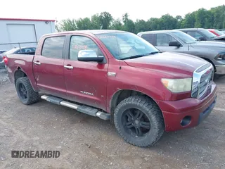 2007 Toyota Tundra Limited with VIN 5TBDV58137S472416, listed as a IAAI auction lot 42618978 with 236,130 mi miles and . Bid and sale history available at DreamBid. Image 1.
