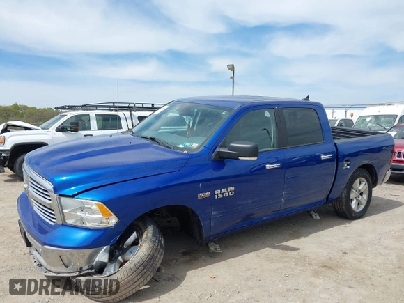2018 Ram 1500 Big Horn with VIN 1C6RR7LT9JS237935, listed as a IAAI auction lot 42083588 with 76,075 mi miles and . Bid and sale history available at DreamBid. Image 6.