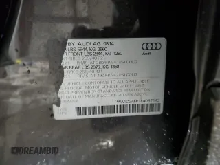 2014 Audi SQ5 Premium Plus with VIN WA1CGAFP1EA097143, listed as a Copart auction lot 88471545 with 156,075 mi miles and Salvage Title. Bid and sale history available at carsss.com. Image 13.
