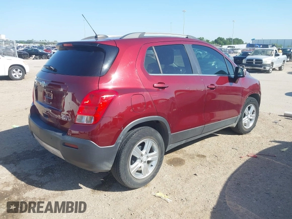 2016 Chevrolet Trax LT with VIN 3GNCJLSB6GL120853, listed as a IAAI auction lot 41973821 with 149,259 mi miles and . Bid and sale history available at DreamBid. Image 4.
