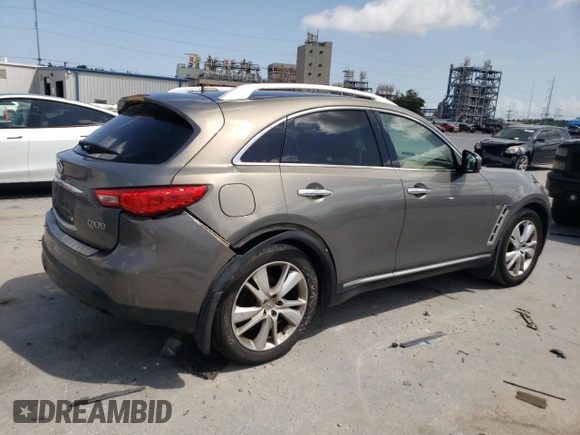 2016 Infiniti QX70 с VIN JN8CS1MU5GM671715, выставлен на аукционе Copart как лот 60037385 с пробегом Не указан миль и Списание • Salvage title. История ставок и продаж доступна на DreamBid. Изображение 3.