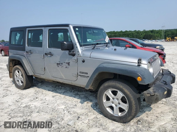 2016 Jeep Wrangler Unlimited Sport RHD с VIN 1C4BJWKG6GL307331, выставлен на аукционе Copart как лот 59289425 с пробегом 154 437 миль миль и Чистый • Clean title. История ставок и продаж доступна на DreamBid. Изображение 4.